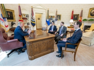 Hazine Ve Maliye Bakanı Albayrak, "Vaşington’da, Hazine Bakanı Steve Mnuchin Ve Kıdemli Başdanışman Jared Kushner İle, İşbirliğimizi Artırmaya Yönelik Adımları Görüştüğümüz Toplantılar Sırasında, Abd Başkanı Sayın Donal