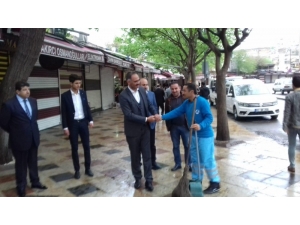 Başkan Kuş Esnaf Ziyaretlerini Sürdürüyor