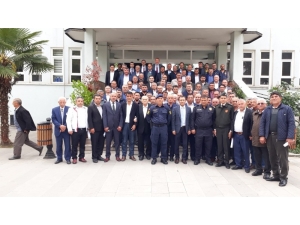 Kaymakam Uçgun Muhtarlarla Buluştu