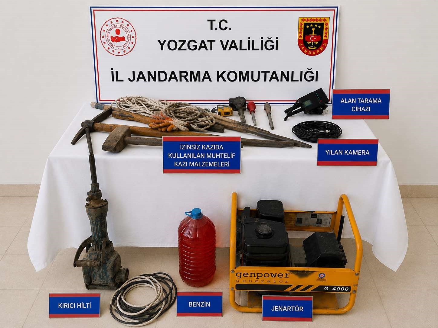 yozgat-taki-kacak-kazida-cesitli-malzemeler-ele-gecirildi