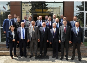 Gso Yönetiminden Gaosb Başkanı Şimşek’e Hayırlı Olsun Ziyareti