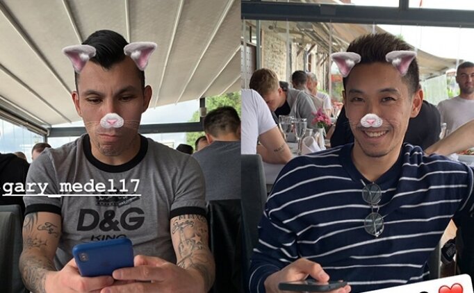 Medel Ve Kagawa, Instagram'ı Salladı