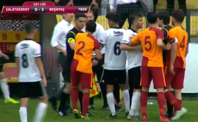 U21 Derbisinde Tansiyon Yükseldi, Gerginlik Çıktı