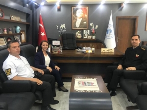 Albay Ağaoğlu Başkan Tekin’i Ziyaret Etti