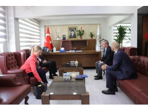 Abd Adana Konsolosluğundan Mardin Büyükşehir Belediyesine Ziyaret