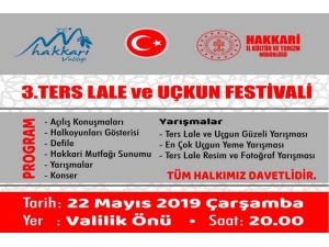 Hakkari’de Ters Lale Ve Uçkun Festivali