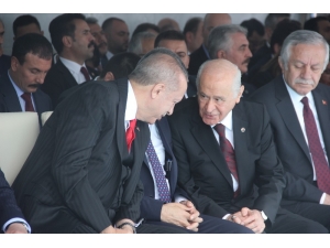Erdoğan Ve Bahçeli Arasında Sıcak Sohbet