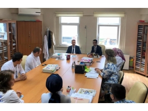 Başkan Işıksu Bilgi Evinde İncelemelerde Bulundu