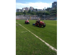 Zonguldak Kömürspor’un Sahası Bakıma Alındı