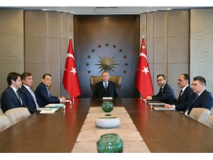 Cumhurbaşkanı Erdoğan, Türk Konseyi Genel Sekreteri Amreyev’i Kabul Etti