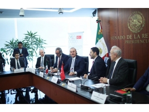 Bakan Çavuşoğlu, Meksika Cumhuriyet Senatosu Başkanı Batres İle Görüştü