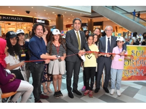 Suluca Ortaokulu Resim Sergisi Açıldı