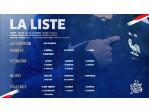 Fransa’nın, Türkiye Maçı Kadrosu Açıklandı