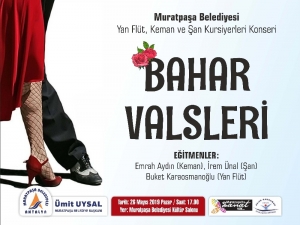 Muratpaşa Belediyesi’nin Kursiyeleri Haftaya Sahneye Çıkıyor