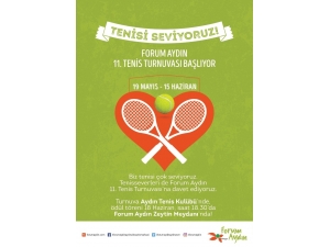 11. Forum Aydın Tenis Turnuvası Başladı