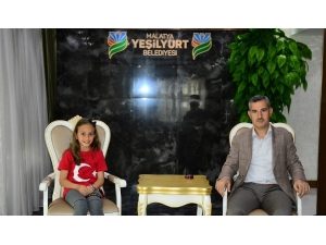 Başkan Çınar, Milli Takım Sporcusu Elif Naz Aktaş’ı Ağırladı