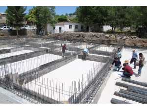 Eyüpnebi’de Cami Ve Külliye İnşaatı Sürüyor