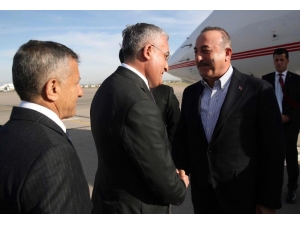 Dışişleri Bakanı Çavuşoğlu Çimkent’te