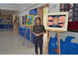 Kato Dağı Eteklerinde Resim Sergisi Açıldı