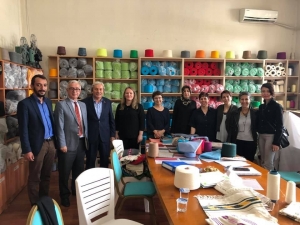 Lefke Bezi Dokuma Projesine İstanbul’dan Destek