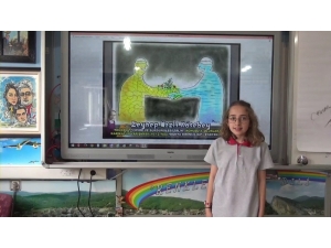 Minik Zeynep Karikatürde "Dünya Birincisi" Oldu