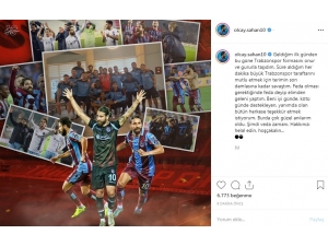 Olcay Şahan’dan Trabzonspor’a Veda