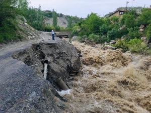 Hakkari’de İki Mahalle Yolu Tehlike Saçıyor