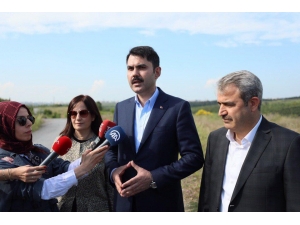 Bakan Kurum Kentsel Dönüşüm Alanlarında İncelemelerde Bulundu