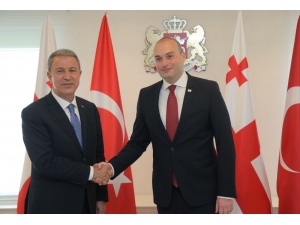 Bakan Akar, Gürcistan Başbakanı Bakhtadze İle Bir Araya Geldi