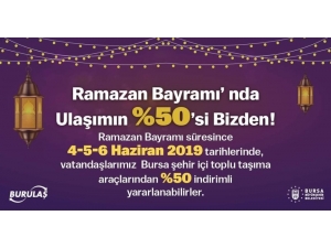 Bursa’da Bayramda Ulaşıma Yüzde 50 İndirim