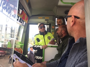 Kars’ta Şoförlere Bilgilendirme Yapıldı