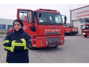 İtfaiyeye Kadın Eli