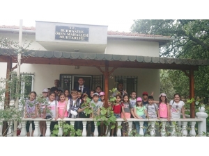 Burhaniyeli Öğrencilerin Muhtarlık Ziyareti