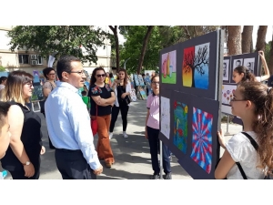 Okulların Ortak Resim Sergisi Büyük İlgi Gördü