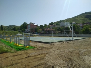 Tanap Kapsamında Hamza Bey İlkokulu’na Spor Alanı Yapıldı