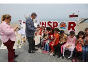 Atakum’da Sahil Temizliği