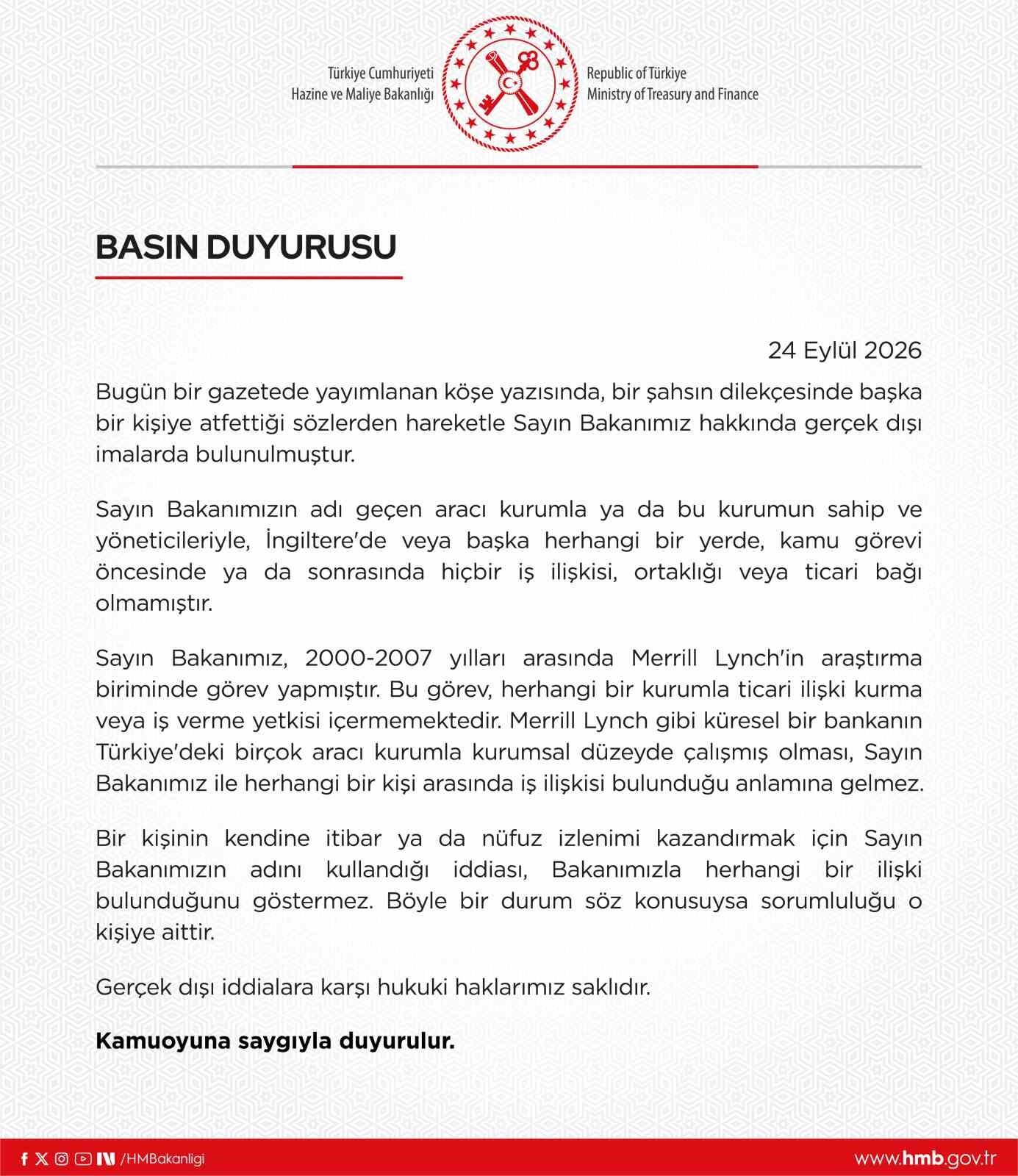 hazine-ve-maliye-bakanligindan-bakan-simsek-hakkindaki-iddialara-yalanlama