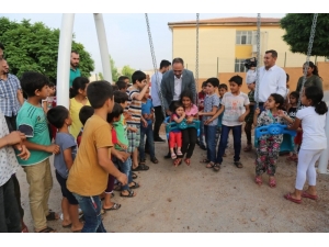 Parktaki Çocuk Oyun Grubu Yenilendi