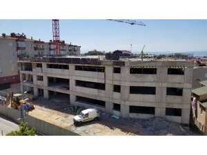 Gebze’deki 7 Katlı Otopark Yükseliyor