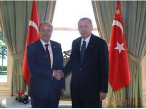 Cumhurbaşkanı Erdoğan, Kktc Başbakanı Tatar’ı Kabul Ediyor