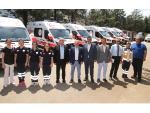 Amasya’nın Sağlık Filosuna 11 Yeni Araç