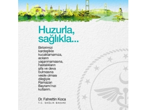 Bakan Koca’dan Ramazan Bayramı Mesajı