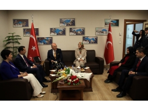 Siyasi Partilerden Mhp’ye Bayram Ziyareti