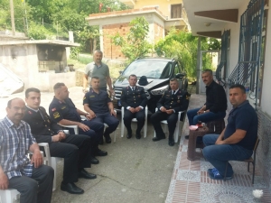 Alaplı’da Şehitlik Ve Şehit Ailelerine Ziyaret