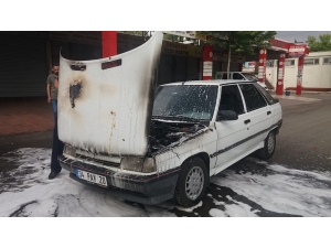 Seyir Halindeki Otomobil Yandı