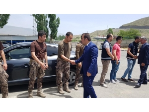 Kaymakam Öter, Güvenlik Güçleriyle Bayramlaştı