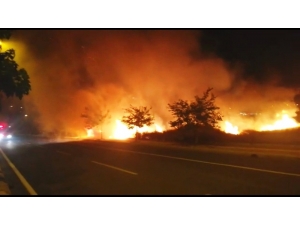 Sabah Saatlerinde Korkutan Anız Yangını