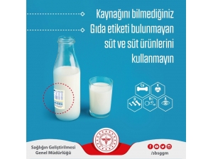 Sbsggm Uyardı: “Kaynağını Bilmediğiniz Süt Ve Süt Ürünlerini Kullanmayın”