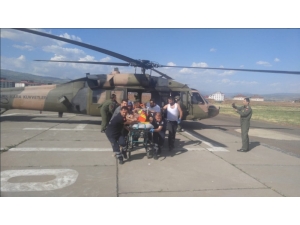 Bingöl’de Ağır Yaralanan Vatandaş, Askeri Helikopterle Tahliye Edildi