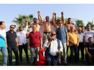 Lamos’un Başpehlivanı Ahmet Selbest Oldu